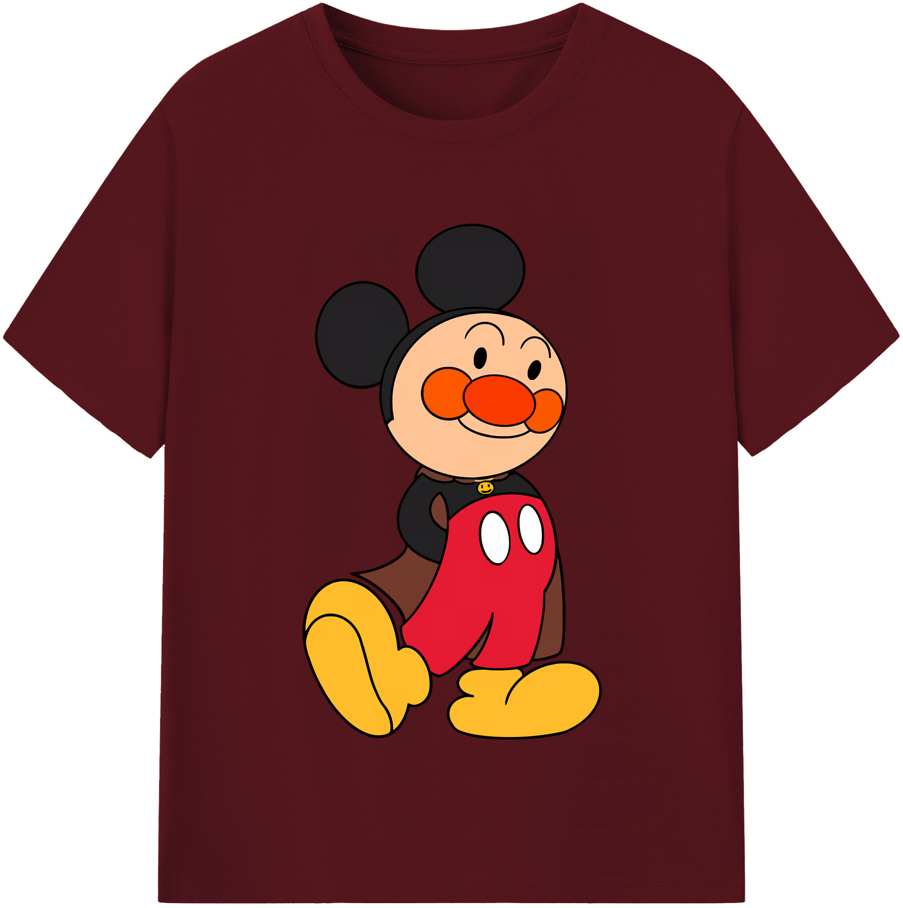 （画像用） アンパンマン Anpanman 綿100％半袖Tシャツ（フロントプリント）